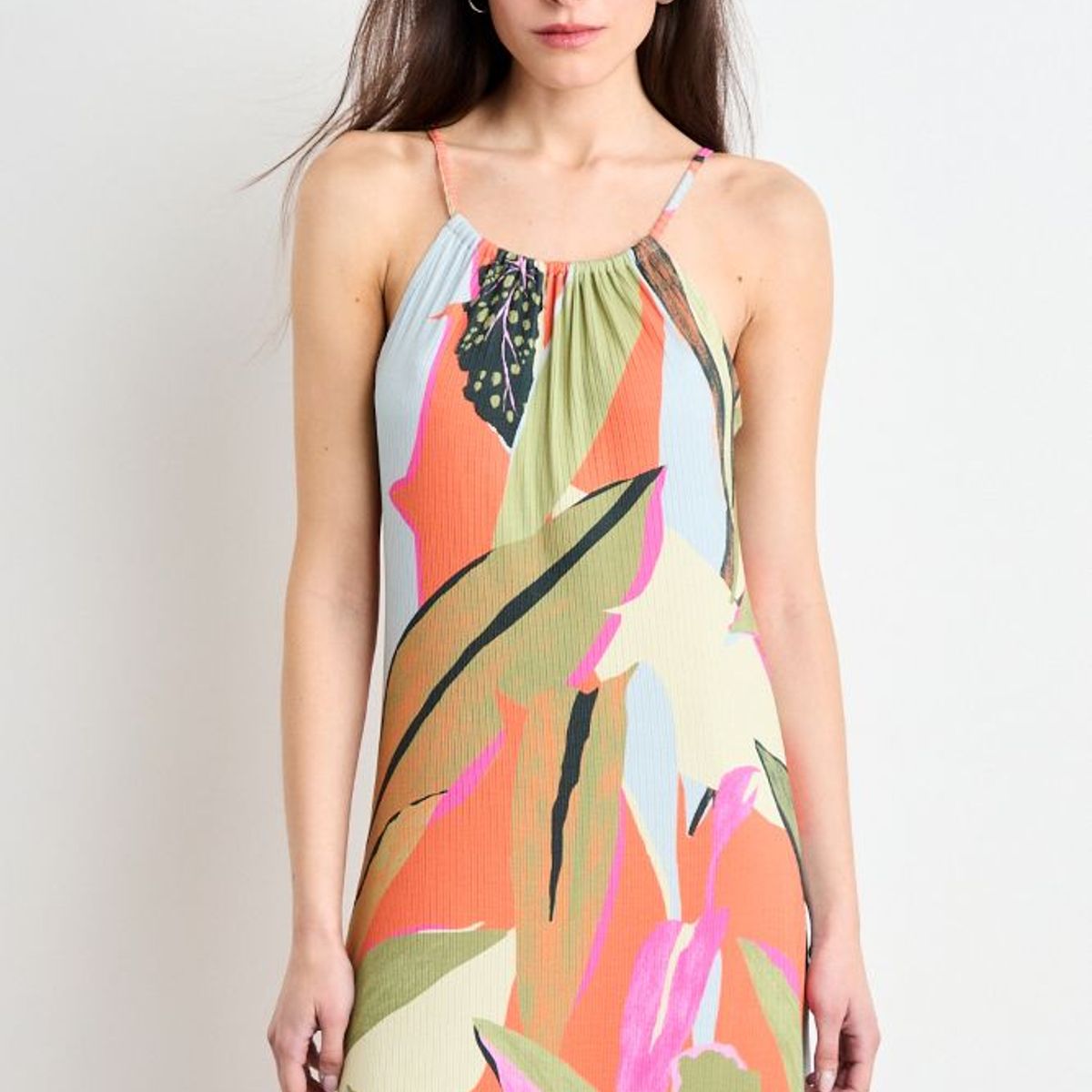 IO - Vestido Fantasia Largo Mujer Verde Io