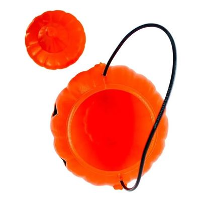Imagen 2 del producto Calabaza Plástica Para Dulces Portátil Halloween Decoración