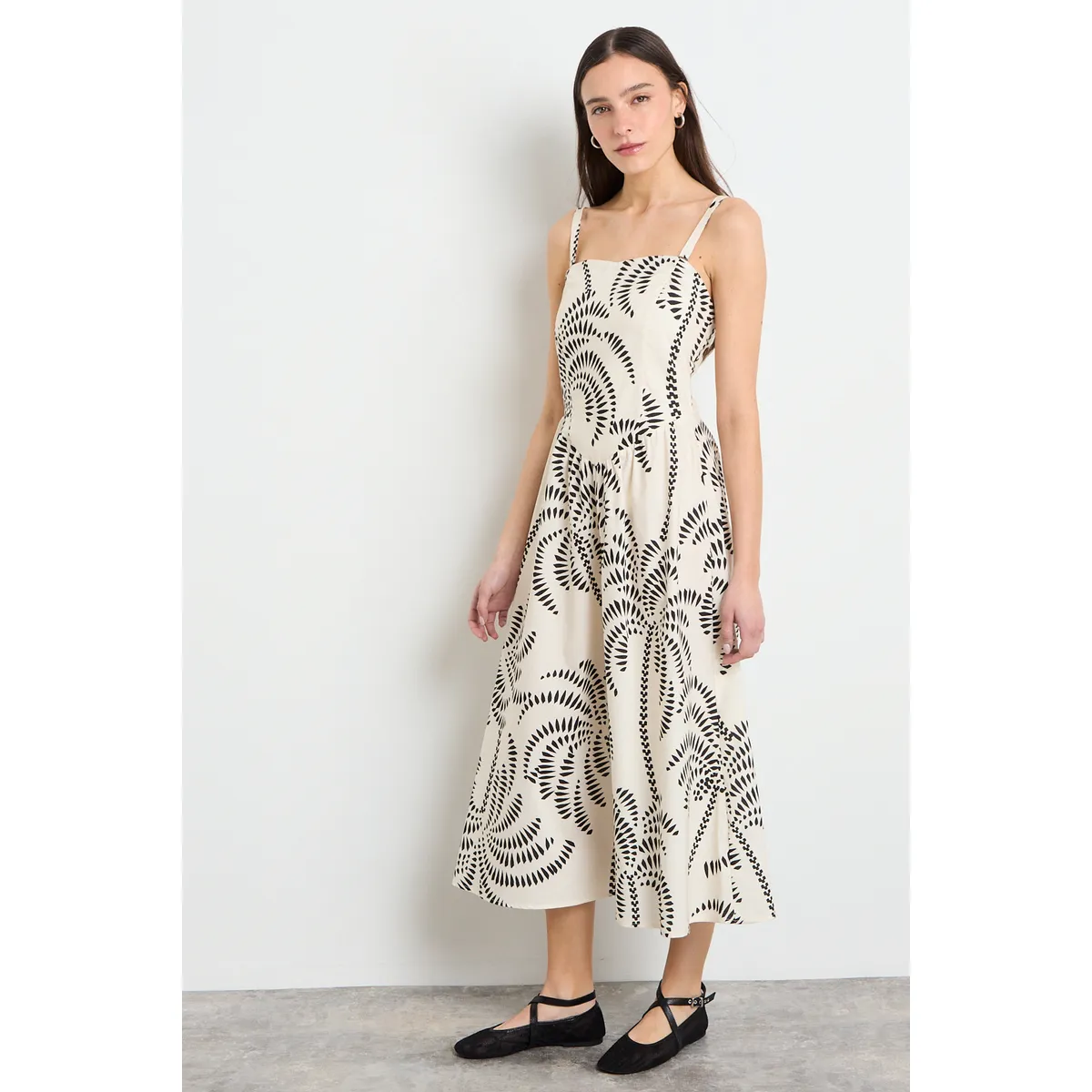 IO - Vestido Largo Fantasia Mujer Negro Io