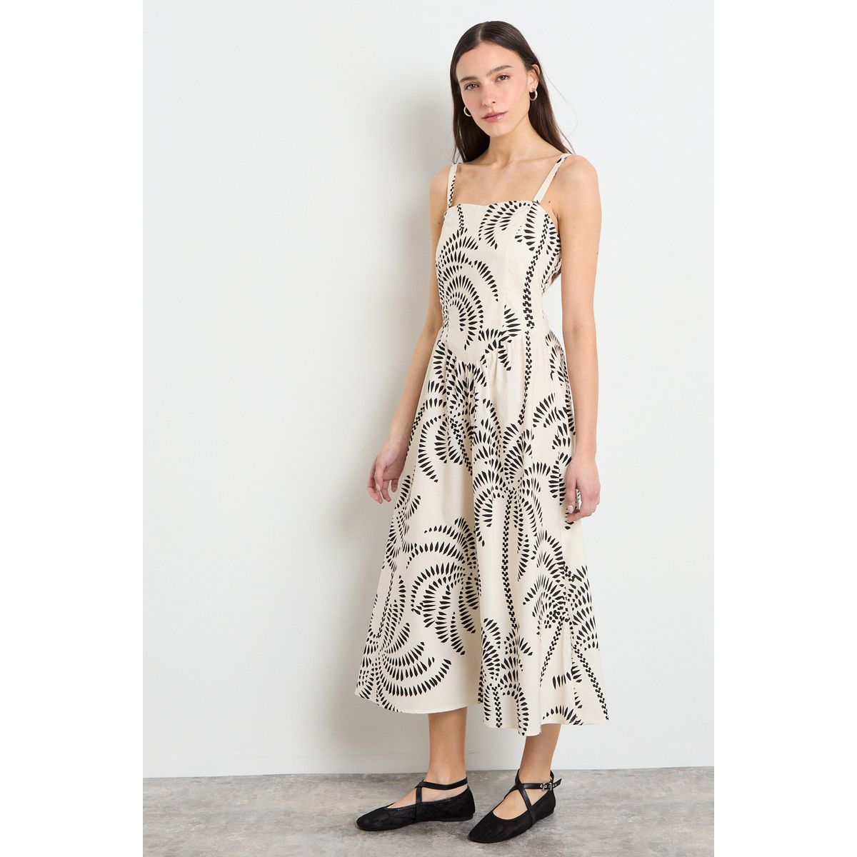 IO - Vestido Largo Fantasia Mujer Negro Io