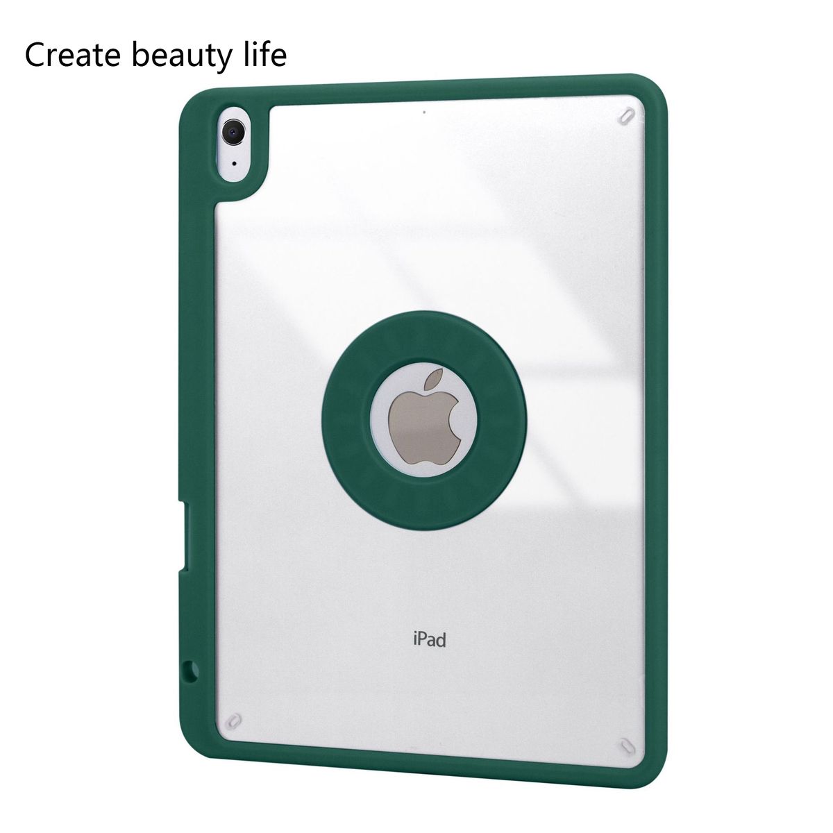 PUREPOWER - Funda Teclado de Español para iPad 10.9 10ª  y iPad A16-rosa