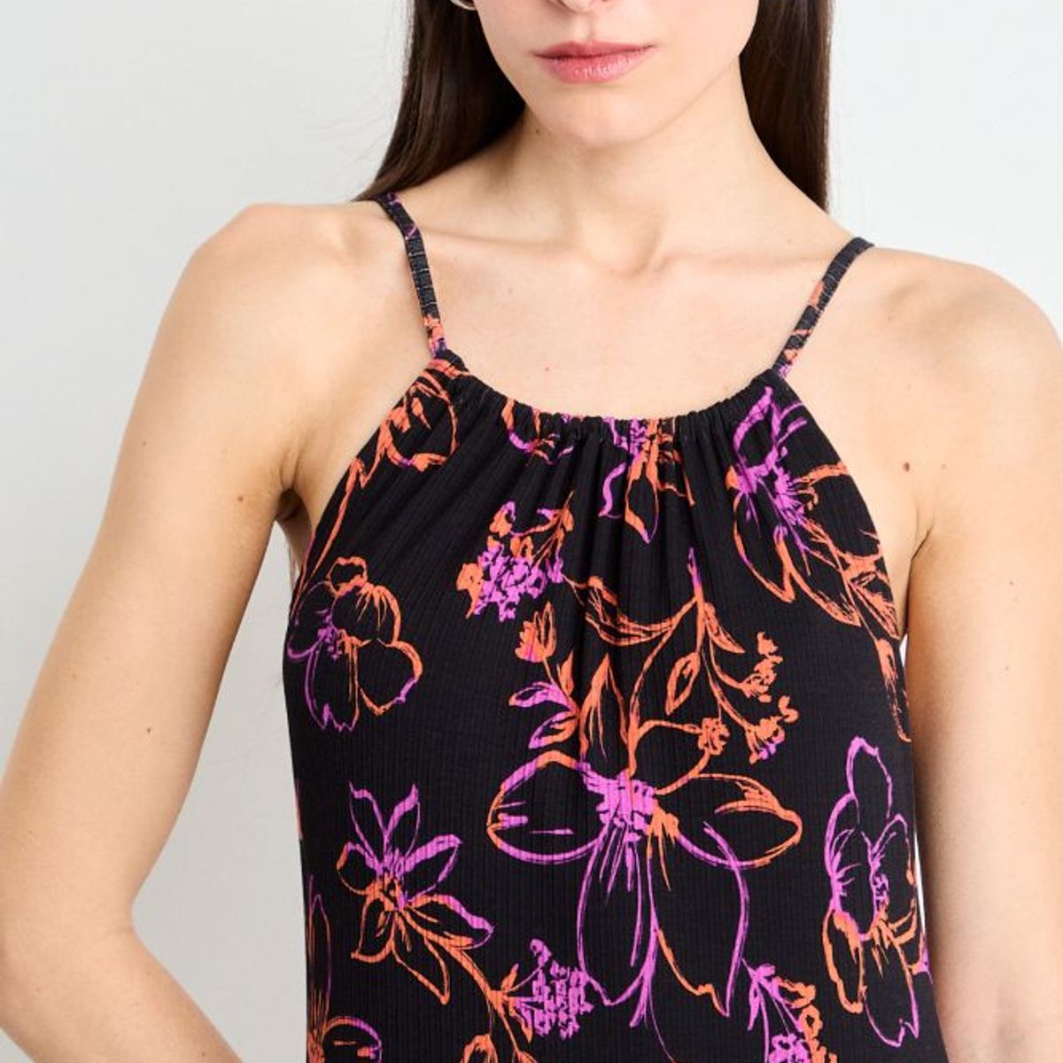 IO - Vestido Fantasia Largo Mujer Negro Io