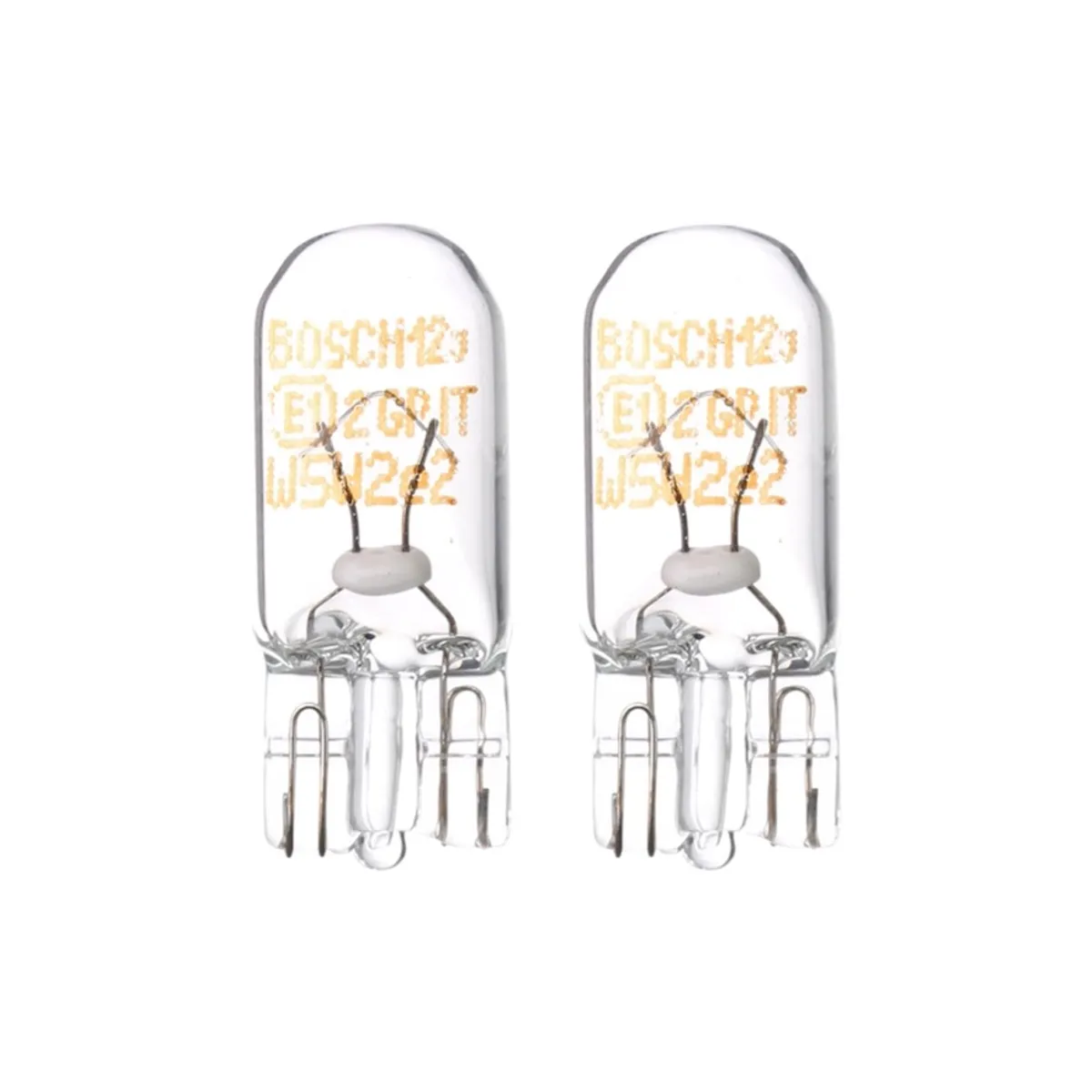 BOSCH - Pack Ampolletas Bosch 12v W5w T10 Halógena para Auto