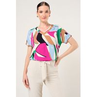 Polera Fantasia Mujer Burdeos Magriffe