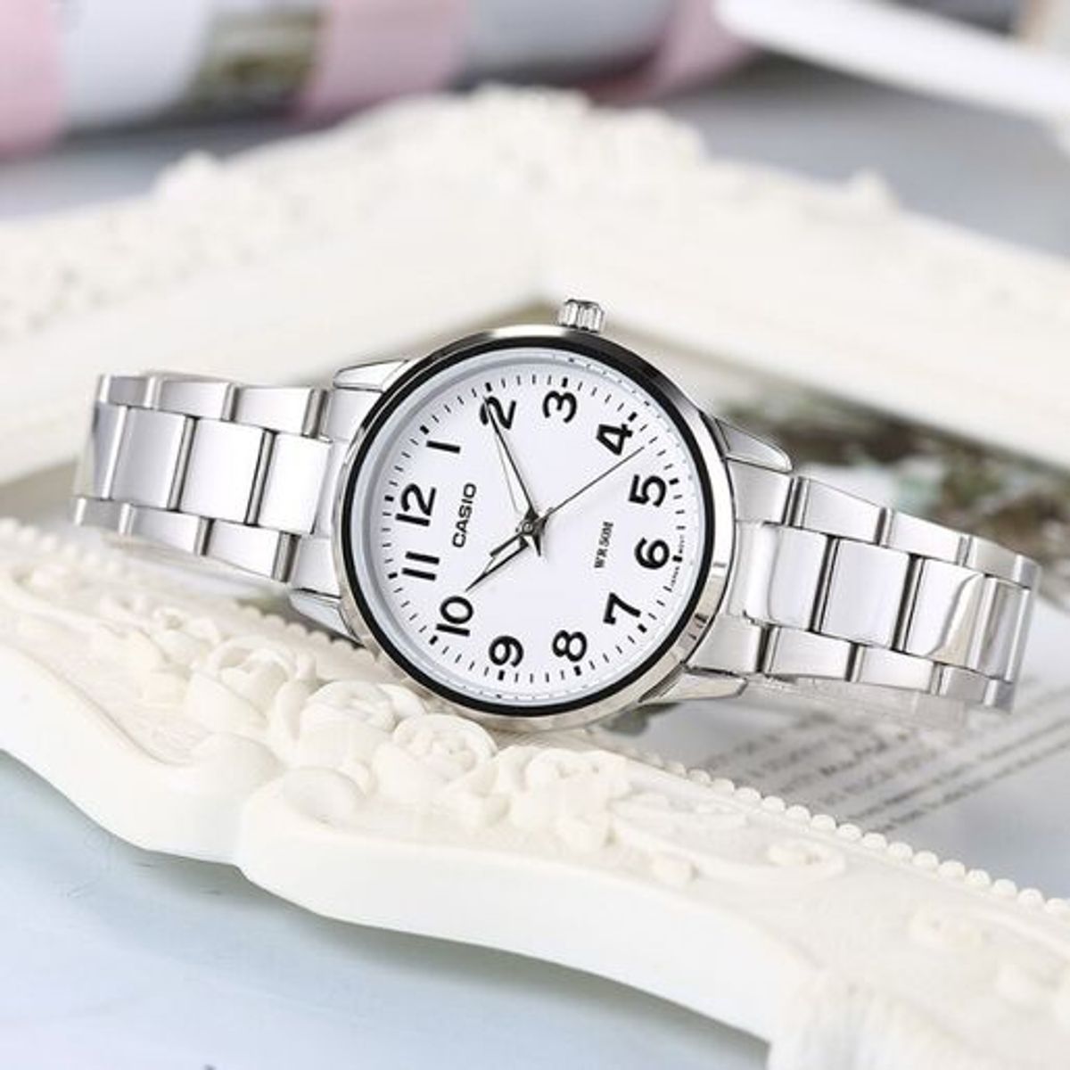 CASIO - RELOJ CASIO LTP1303D-7BV MUJER ANALOGO RESISTENTE AL AGUA 50M