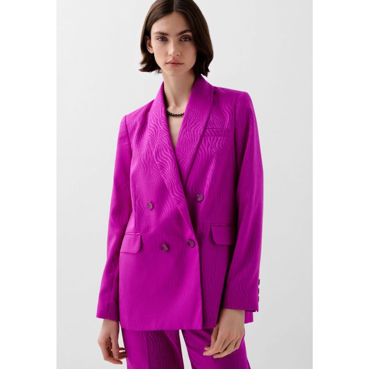 SCALPERS - BLAZER SATINADA JACQUARD