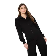 JACINTA TIENDA - Poleron Oli negro