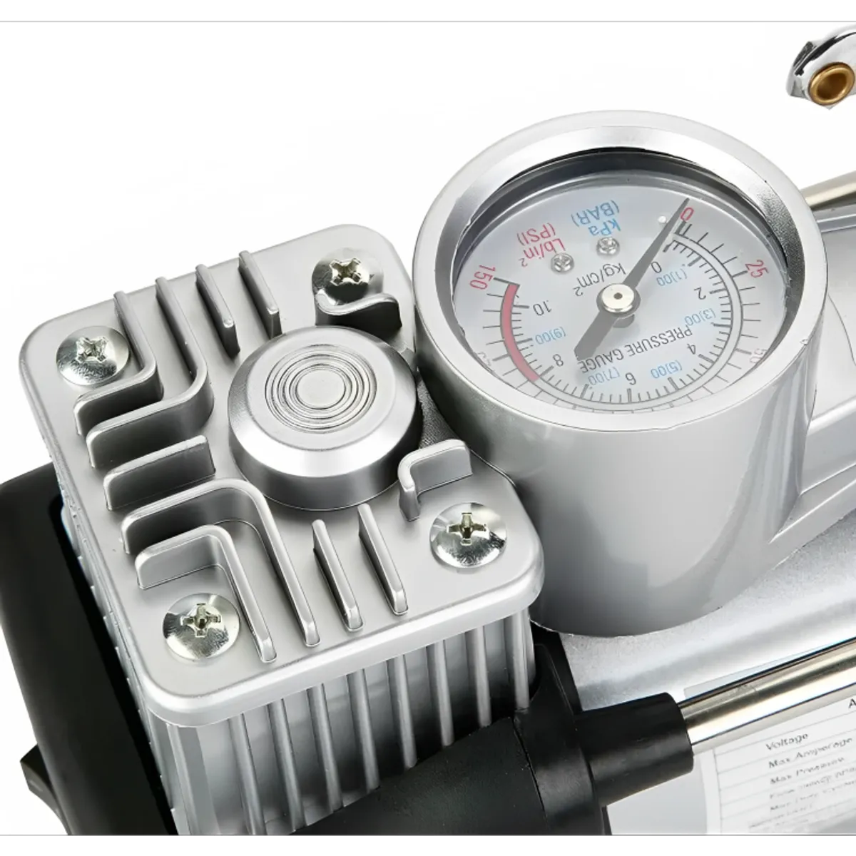 GENERICO - Compresor De Aire Doble Cilindro 12v Inflador Neumaticos