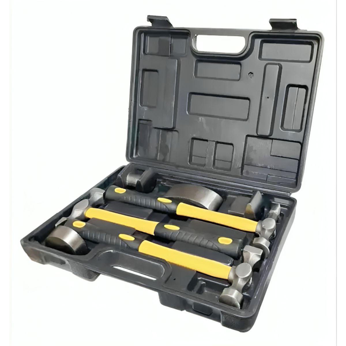 GENERICO - Kit Desabollador Martillo Set 7 Piezas Reparación Carrocería
