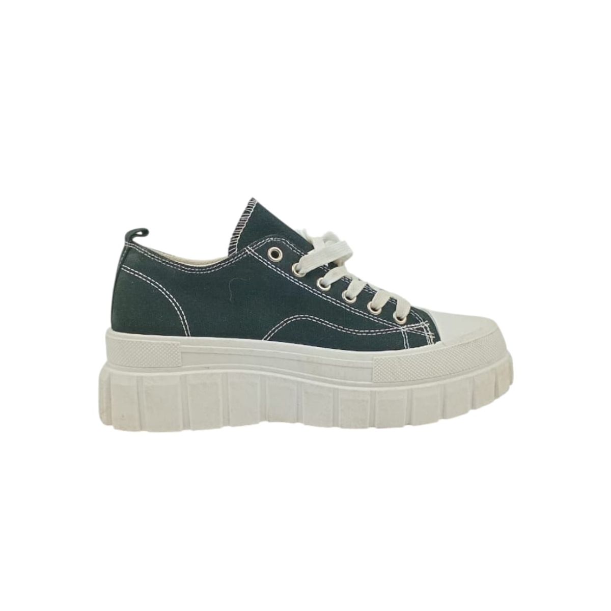 HERIEL - Zapatilla Negra Plataforma Mujer