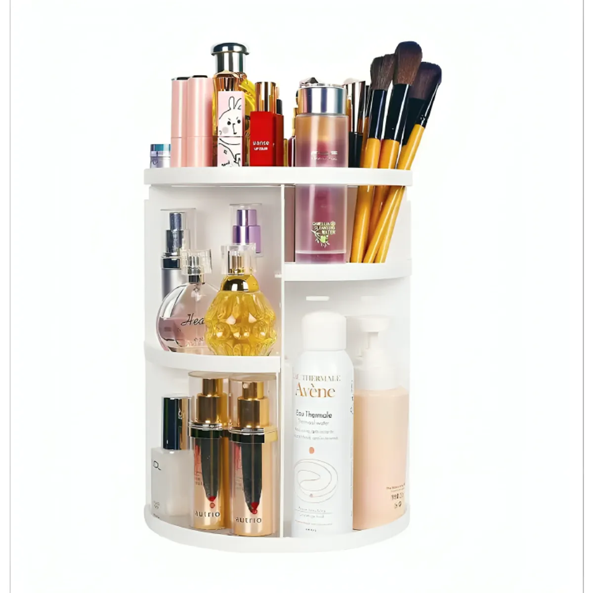 GENERICO - Organizador De Maquillaje Cosmetiquero Giratorio 360 Grados