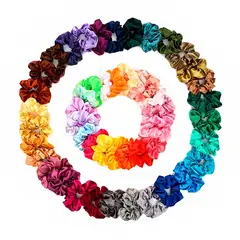 GENERICO - Set 50 Colets Surtido Para El Pelo De Satén