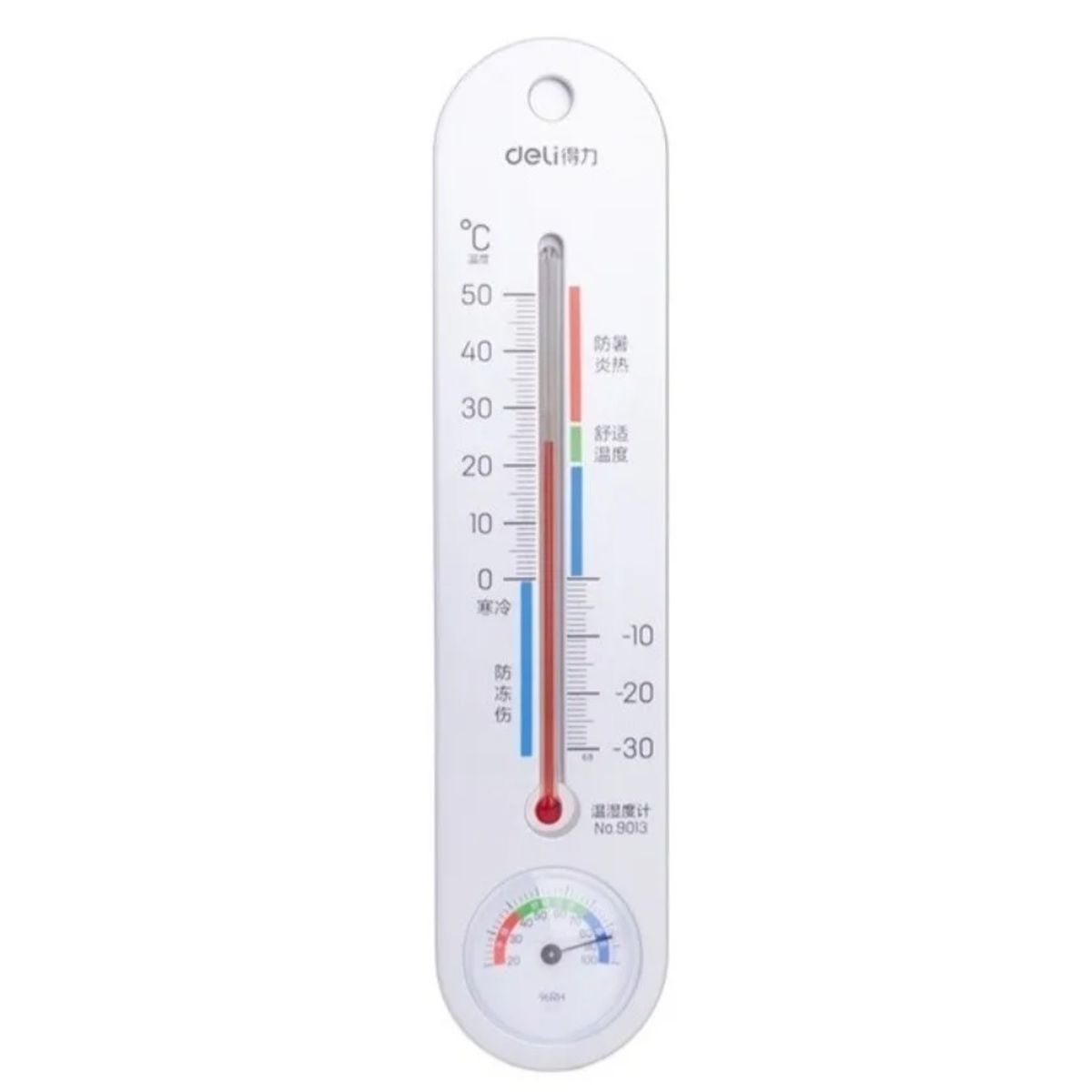 GENERICO - Termometro Higrometro De Pared Temperatura Humedad Pro