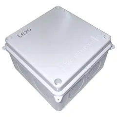 LEXO - ( pack 10 ) Caja Estanca Lisa Sin Conos 100x100x70 Certificada