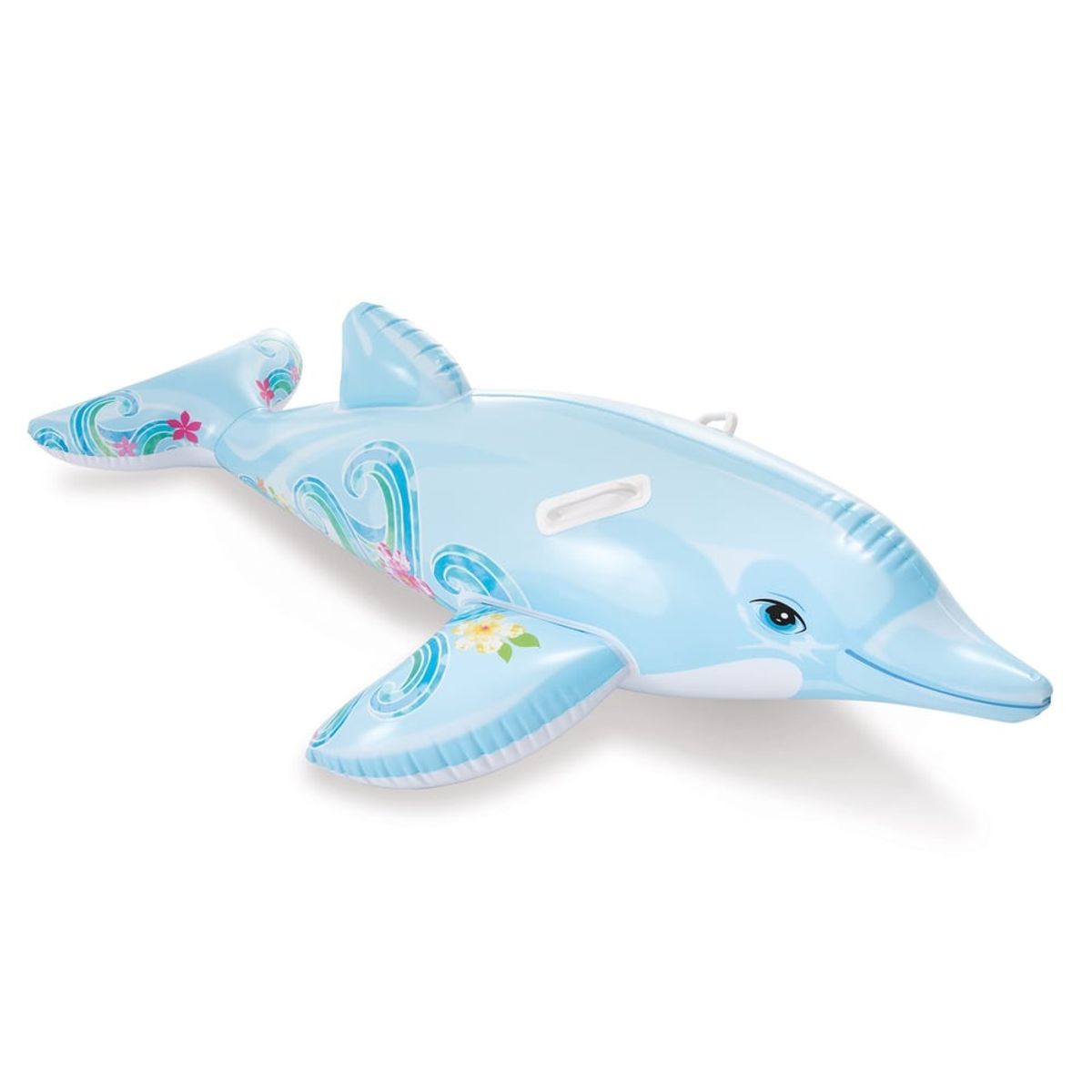 INTEX - Flotador Delfin Inflable Montable con Asas INTEX