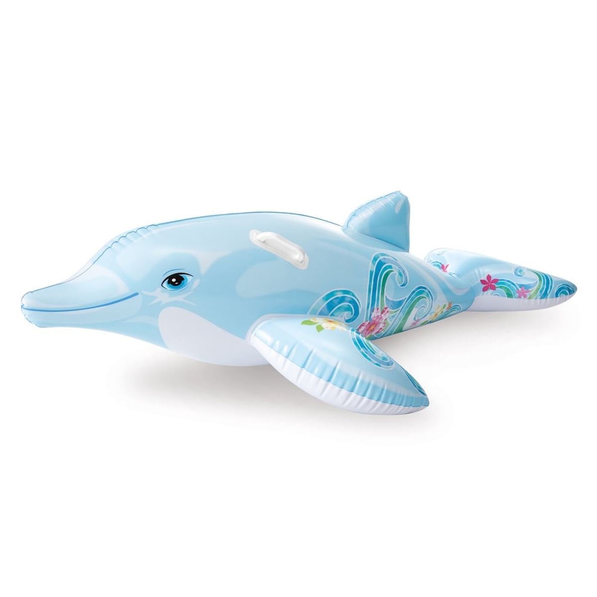 INTEX - Flotador Delfin Inflable Montable con Asas INTEX