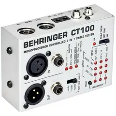BEHRINGER - Testeador De Cables Profesional 6 En 1 CT-100