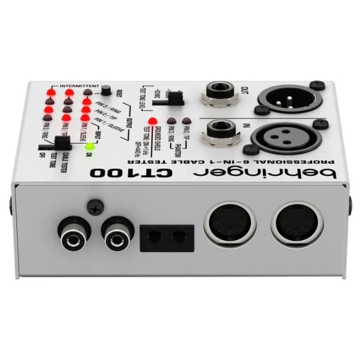 BEHRINGER - Testeador De Cables Profesional 6 En 1 Behringer CT-100