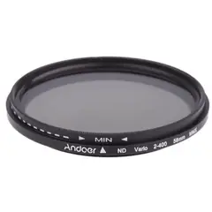 GENERICO - Filtro Densidad Neutra Variable Nd2 A Nd400 58mm