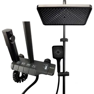 ALDAY - Columna De Ducha Grafito - Alta Calidad