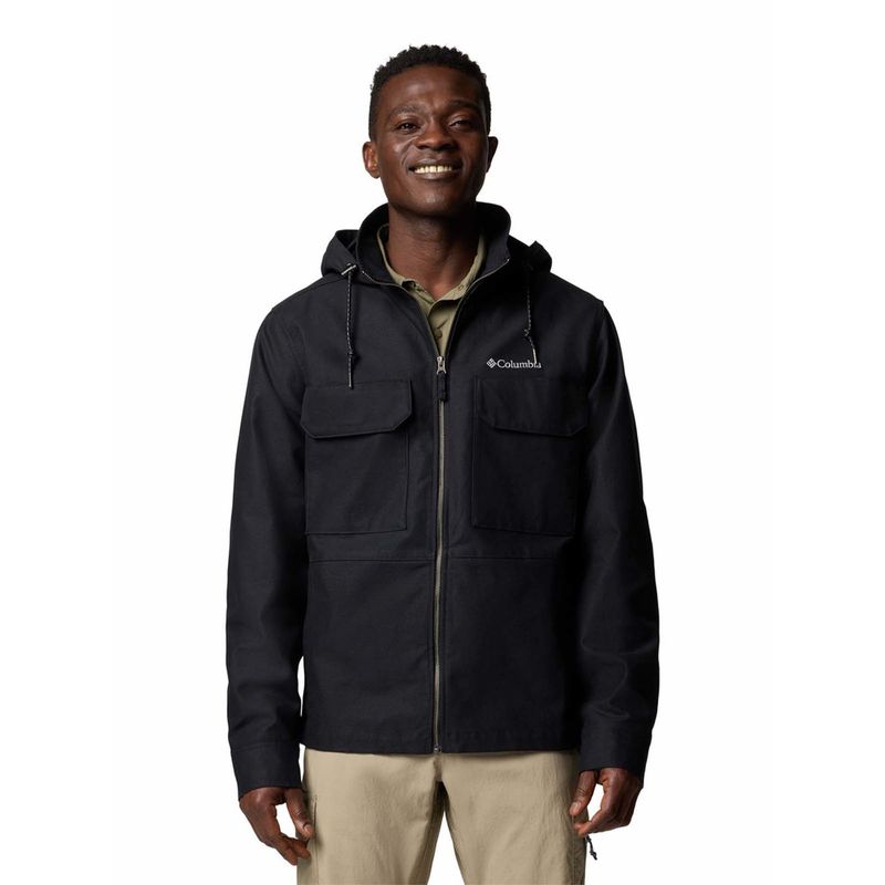 COLUMBIA - Cortaviento Hombre Indigo Canyon Negro COLUMBIA