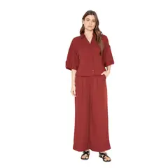 JACINTA TIENDA - Pantalón Elena terracota