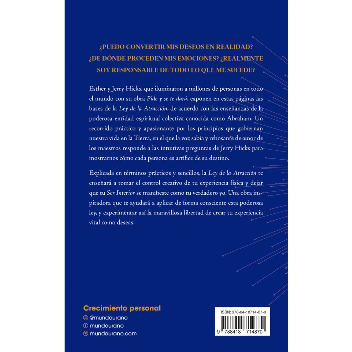 EDICIONES URANO - Libro Ley De La Atraccion La Ediciones Urano