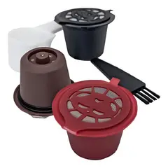 GENERICO - Cápsulas Reutilizables Nespresso - 3 Unidades + Regalo