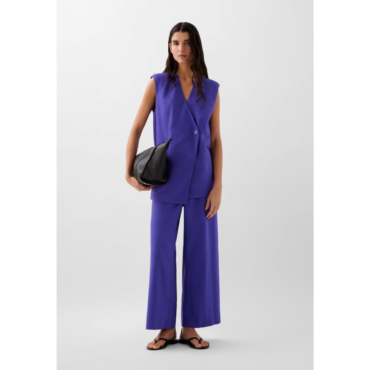 SCALPERS - PANTALÓN FLUIDO LINO