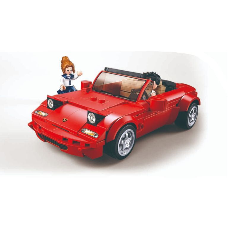Auto Deportivo Descapotable Armable 264 Piezas