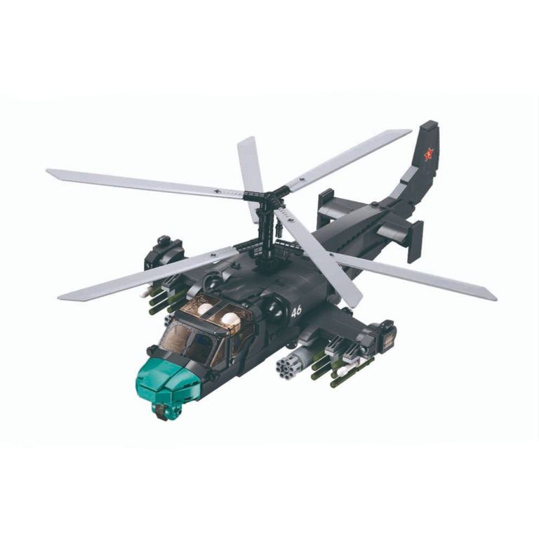 Helicoptero Militar KA-52S Escala 135 Armable 913 Piezas