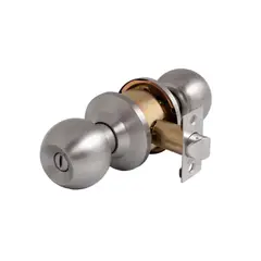 POLI - CERRADURA YALE CILINDRICA BAÑO NI-S INOX 134640