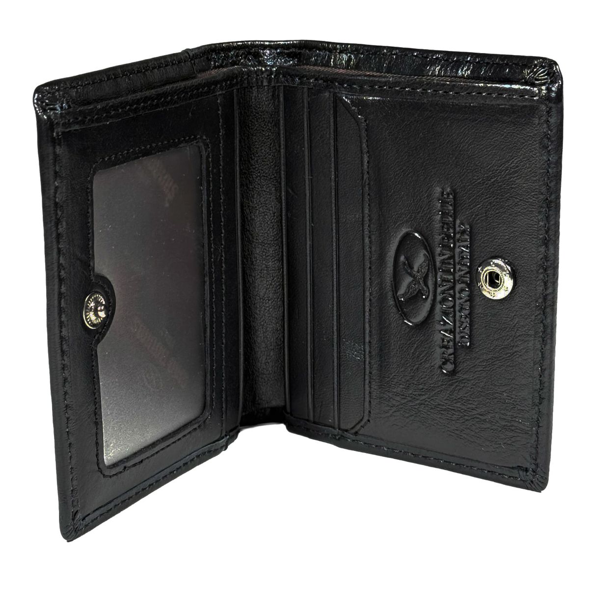 GINO RODINIS - BILLETERA DE CUERO HOMBRE  STEFANO  663 NEGRO GINO RODINIS