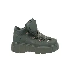 HERIEL - Zapatilla Negra Plataforma Mujer