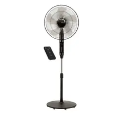 AIROLITE - Ventilador Pedestal Pie Silencioso 18 V18p8r Black