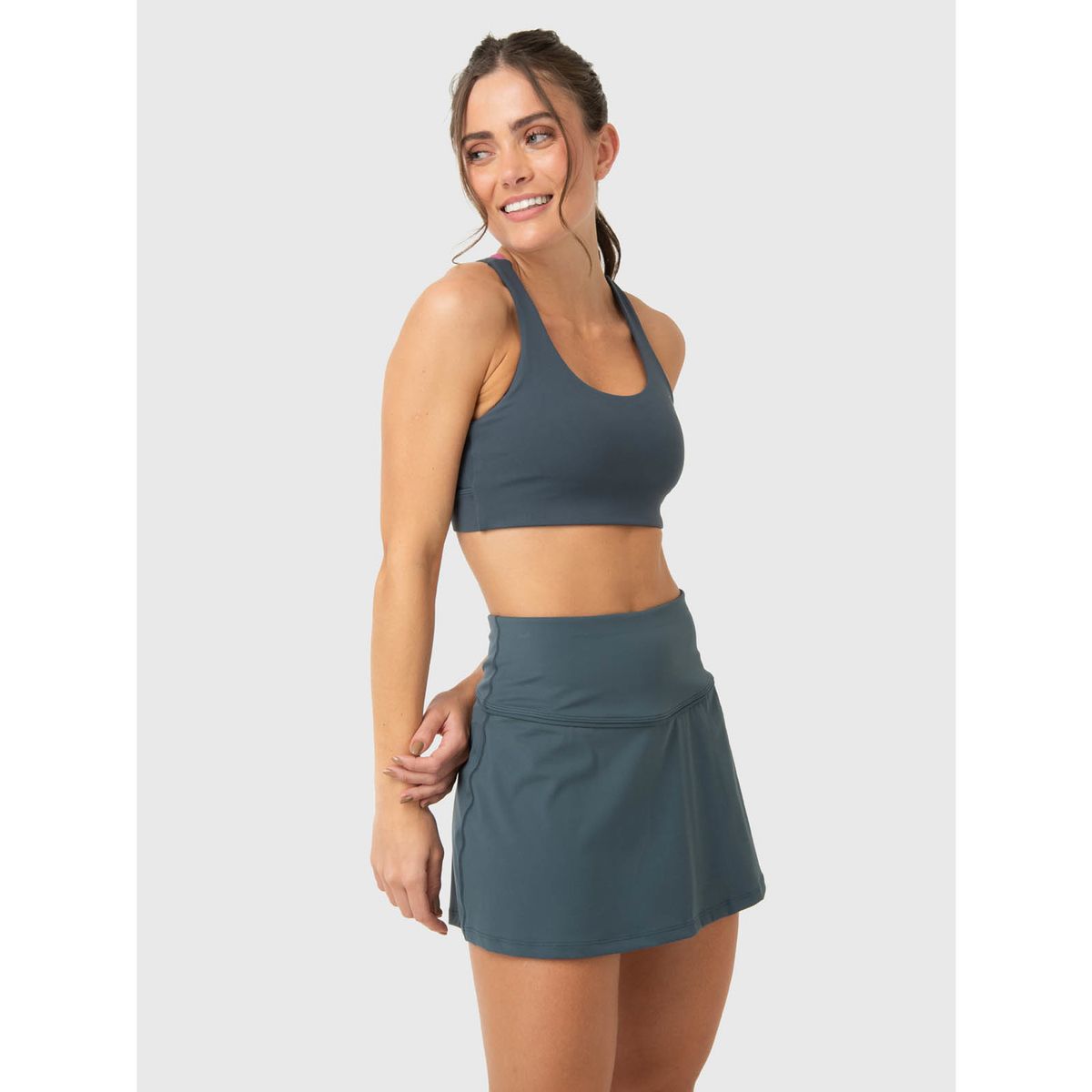 BSOUL - Falda Mujer Court Gris BSOUL