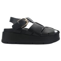 Sandalia Mujer Negro Casual Cumbia-32