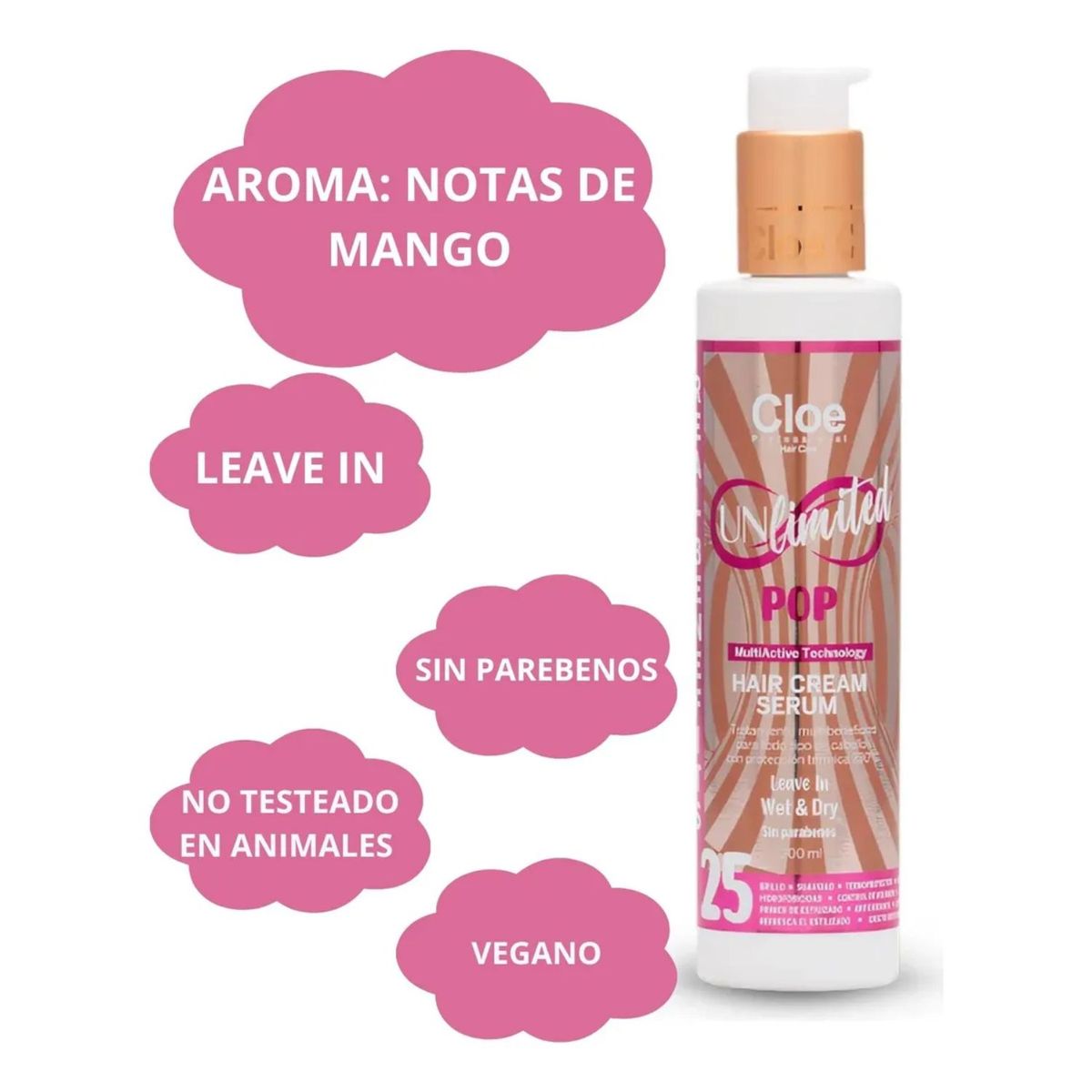 CLOE - Serum Cloe 25 Beneficios Unlimited Pop 200ml