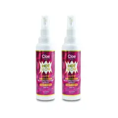 CLOE - Set x2 Spray Professional Hot Glow Exotic Termo Protección 250ml