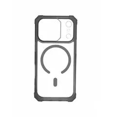 JOIGO - Carcasa Antishock Clear Para iPhone 17 Pro Max Magsafe Negro