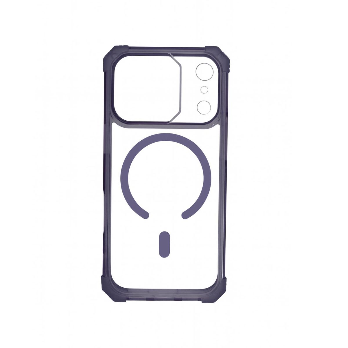 JOIGO - Carcasa Antishock Clear Para iPhone 17 Pro Max Magsafe Lila