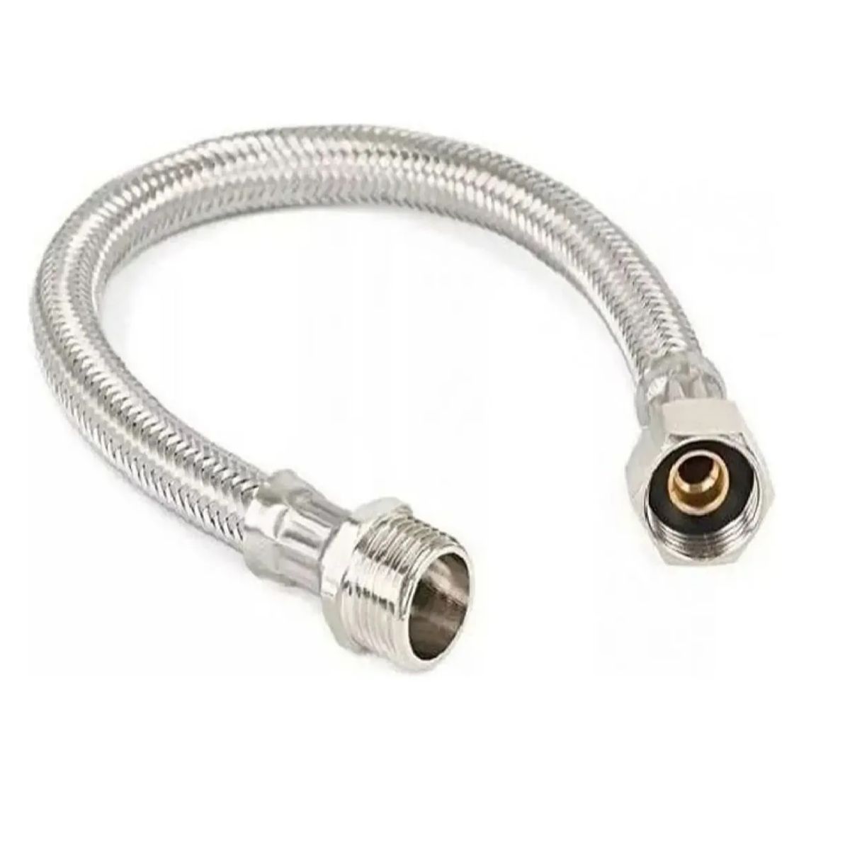 INOXCROM - Flexible Agua Media Hi-he Inoxcrom Acero Inoxidable 30cm