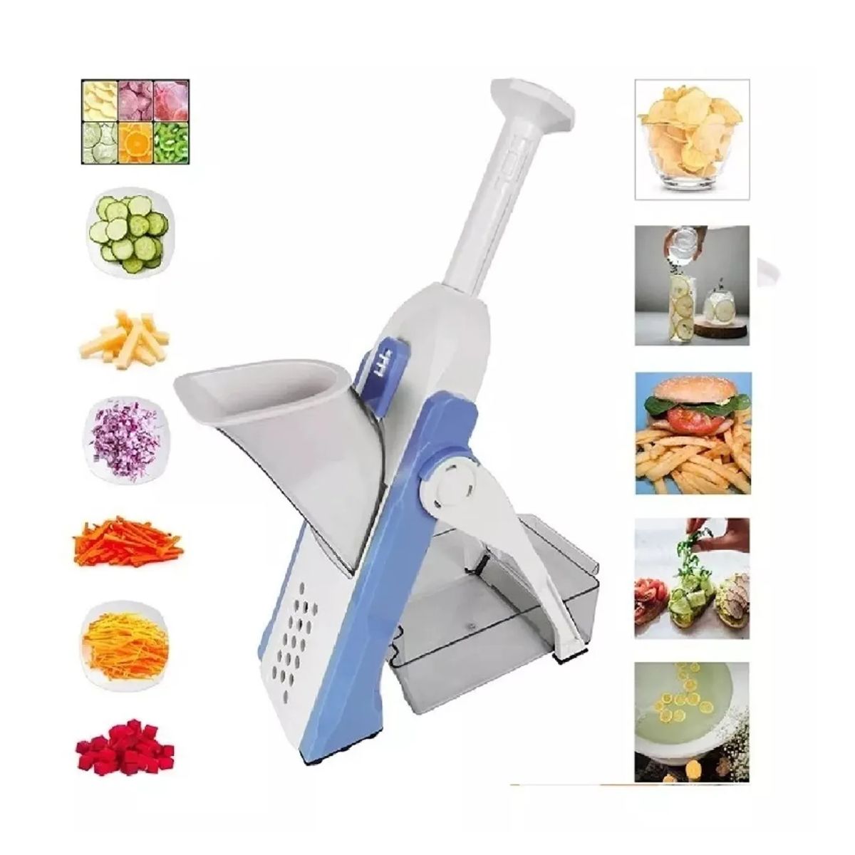 GENERICO - Picador Cortador De Frutas Y Verduras Cortadora