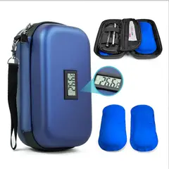 GENERICO - Estuche Térmico de Insulina Portátil con Monitor de Temperatura Resistente al Agua