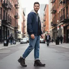 POZATINI - BOTIN HOMBRE WATERPROOF SERRANO CAFE