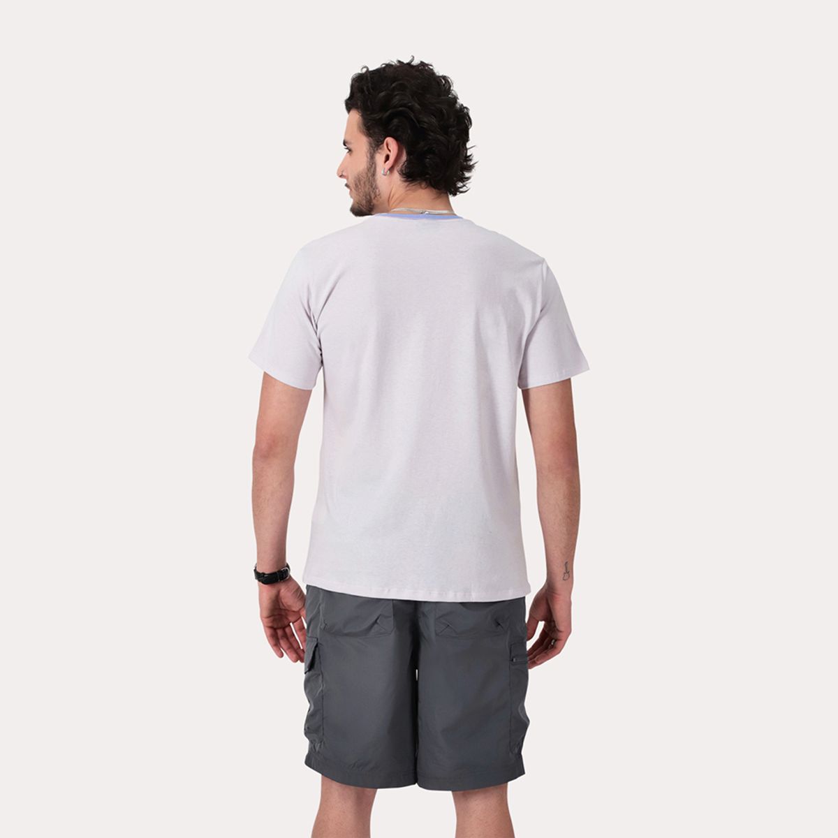 GANGSTER - Polera Mc Basica Hills Gris Melange Gangster