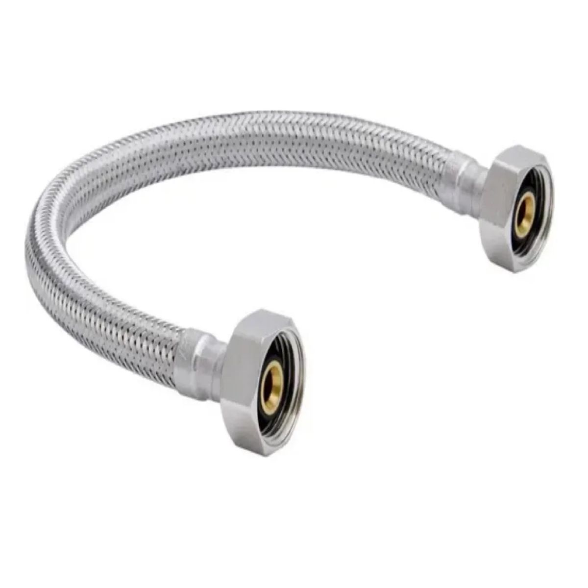 INOXCROM - Flexible Agua Media Hi-hi Inoxcrom Acero Inoxidable 30cm