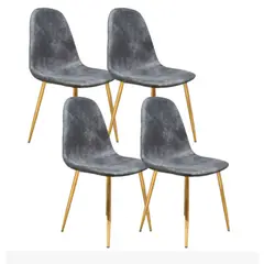 CORI CORI - Pack 4 Sillas Scoop Vintage Gold