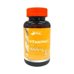 FNL - Vitamina C 1000 Mg No Ácida 90 Caps Vegana -FNL Sin Sabor