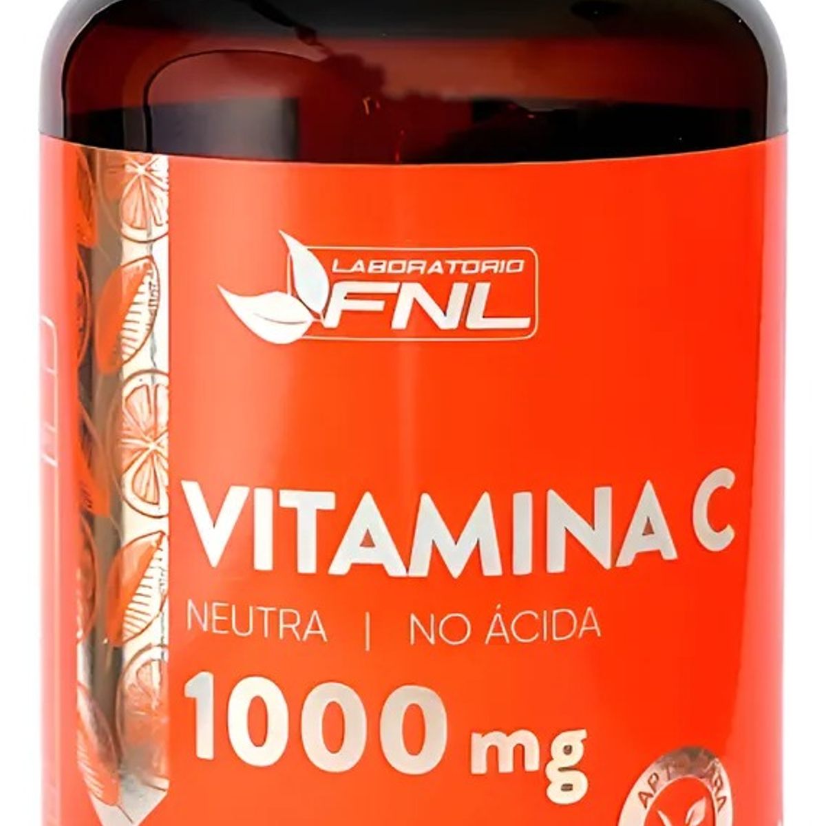 FNL - Vitamina C 1000 Mg No Ácida 90 Caps Vegana -FNL Sin Sabor